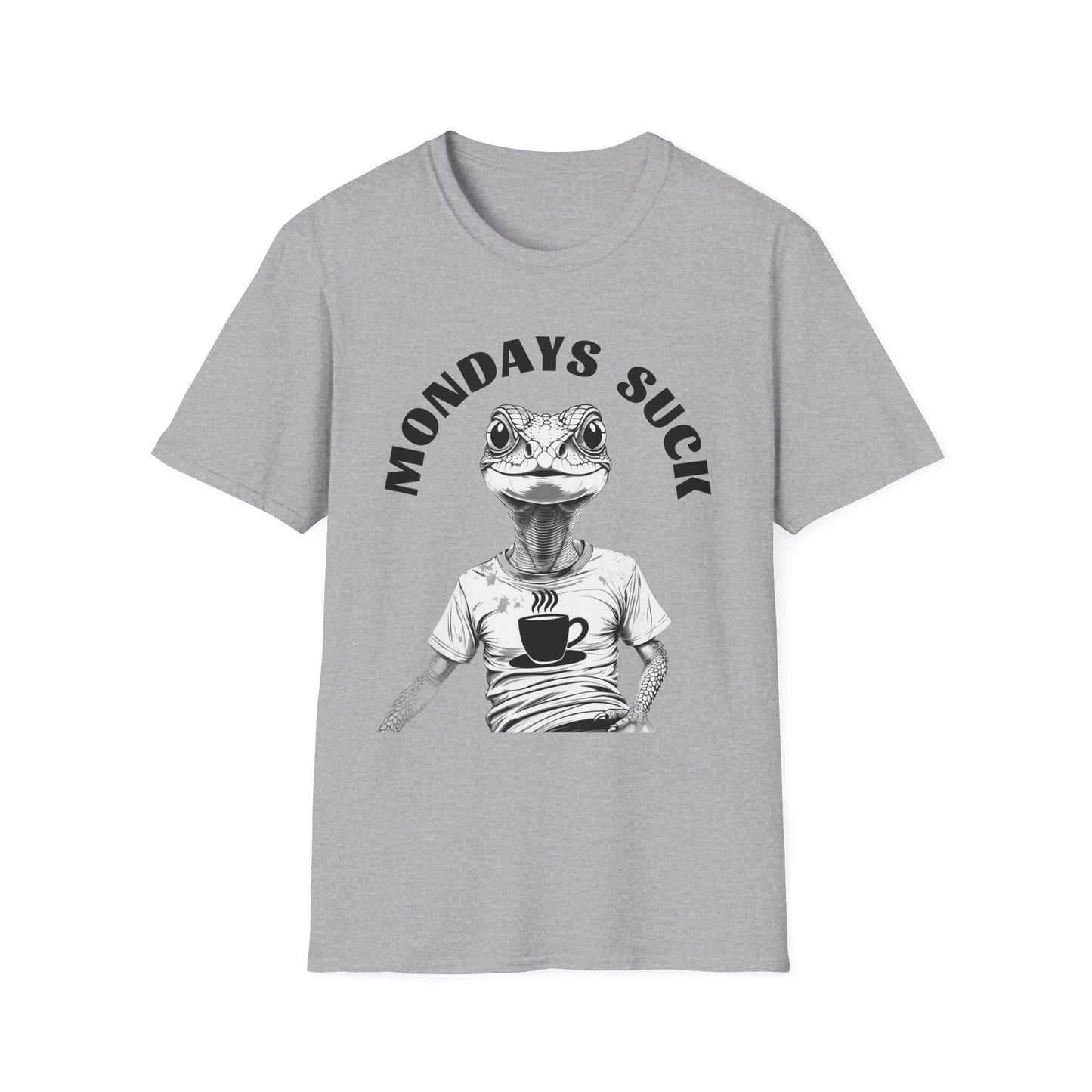 "Mondays Suck" Lizard T-Shirt – Corporate Life Edition