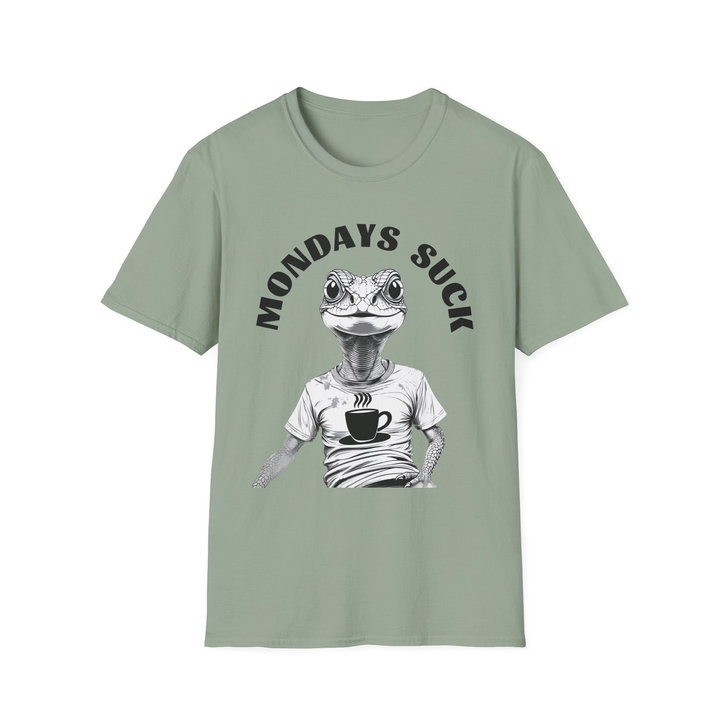 "Mondays Suck" Lizard T-Shirt – Corporate Life Edition