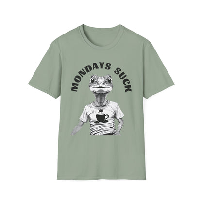 "Mondays Suck" Lizard T-Shirt – Corporate Life Edition