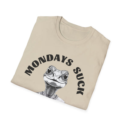 "Mondays Suck" Lizard T-Shirt – Corporate Life Edition