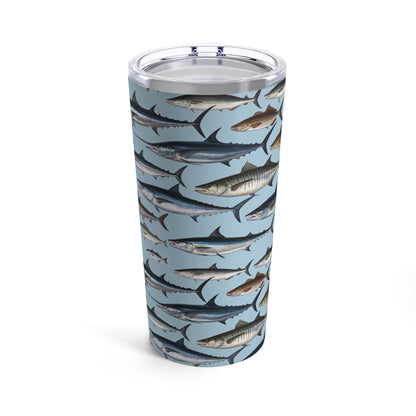 Fishing Lover's Tumbler - 20oz Insulated for Outdoor Adventures, Perfect Gift for Anglers, Fishing Trip Essential