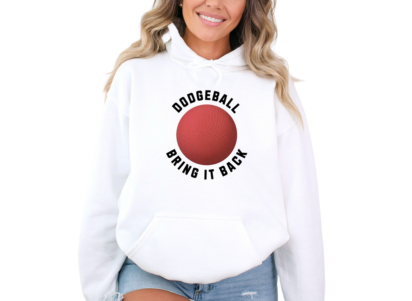 Dodgeball Hoodie, Bring It Back Sweatshirt, Sports Apparel, Unisex Hoodie