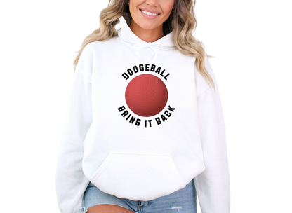 Dodgeball Hoodie, Bring It Back Sweatshirt, Sports Apparel, Unisex Hoodie