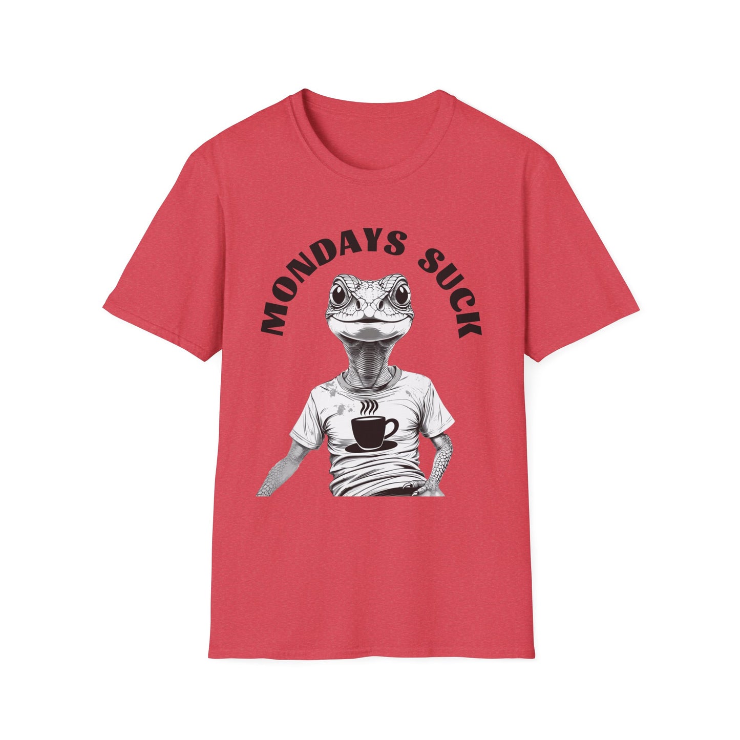 "Mondays Suck" Lizard T-Shirt – Corporate Life Edition