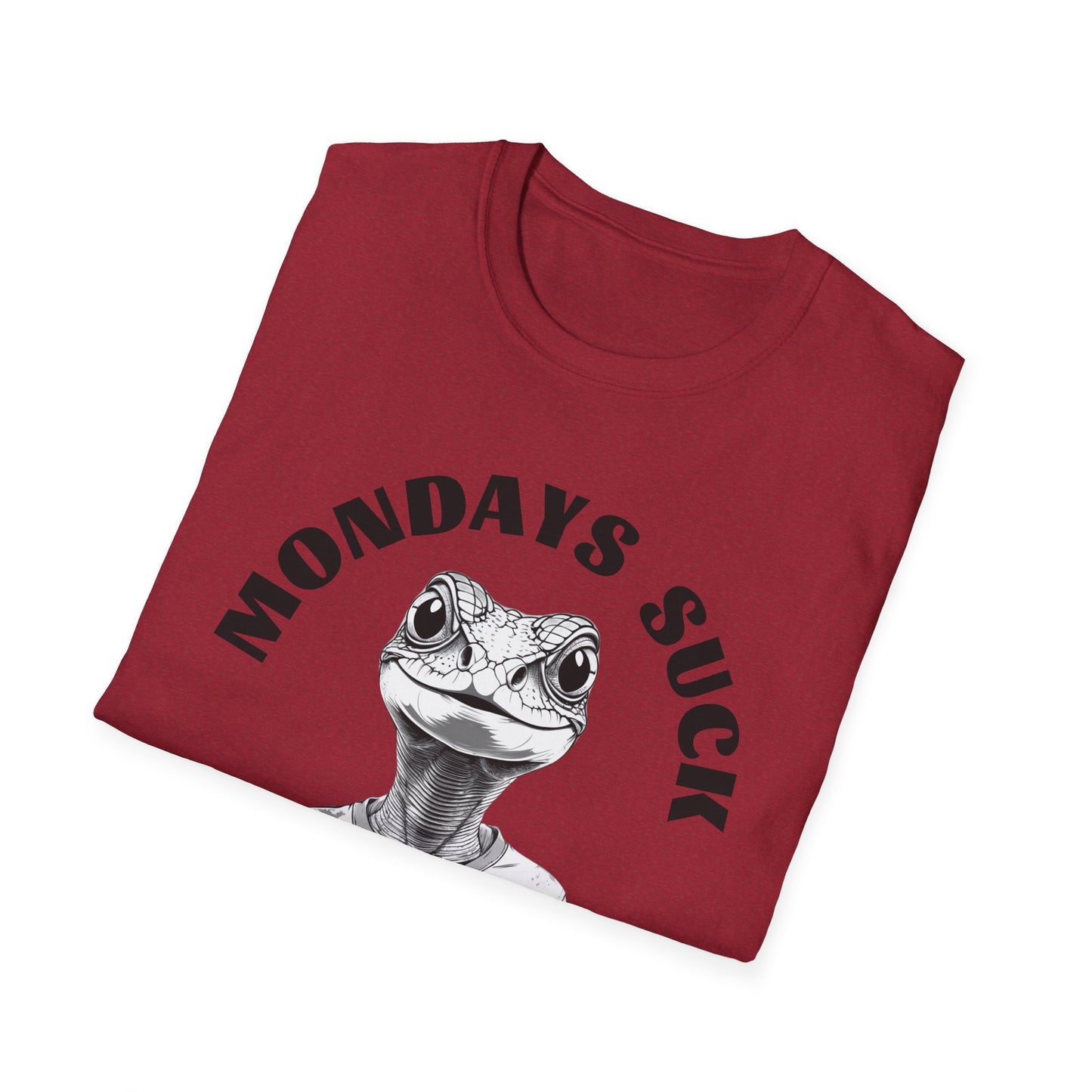 "Mondays Suck" Lizard T-Shirt – Corporate Life Edition