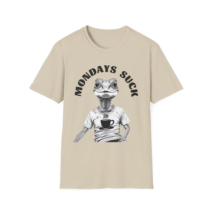 "Mondays Suck" Lizard T-Shirt – Corporate Life Edition