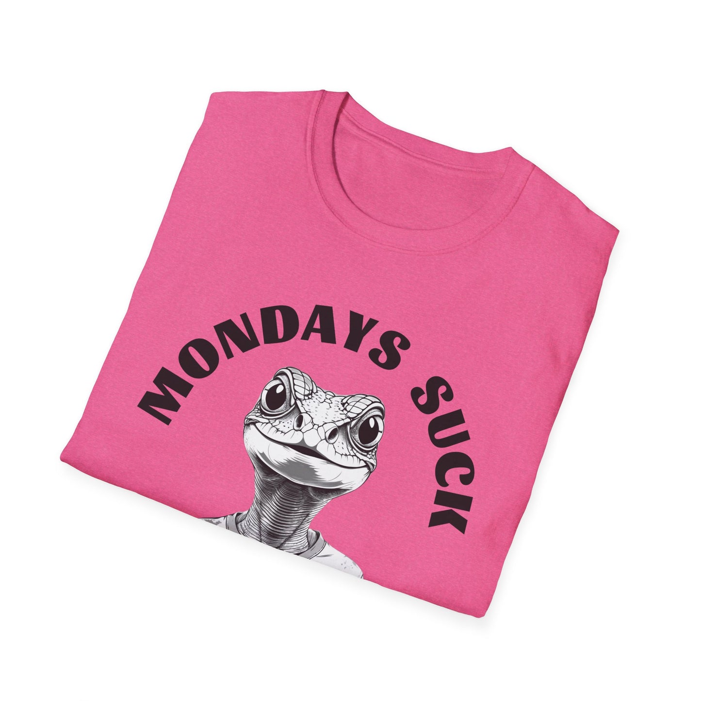 "Mondays Suck" Lizard T-Shirt – Corporate Life Edition