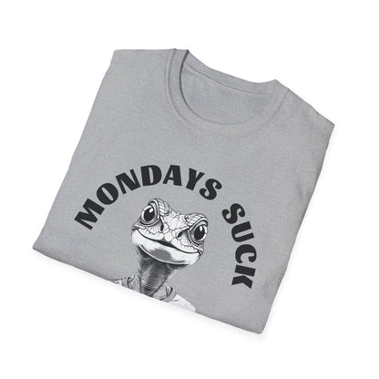 "Mondays Suck" Lizard T-Shirt – Corporate Life Edition